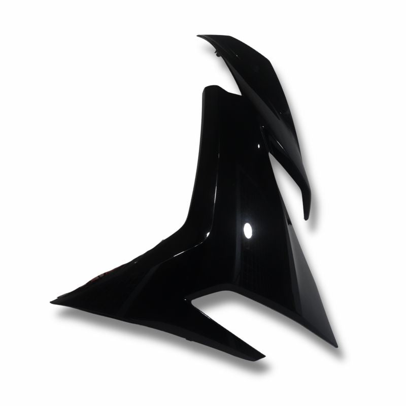 Cover Legshield Lexil Sayap Kiri Hitam Glossy Mx King Mxking Asli Yamaha YGP Genuine Part