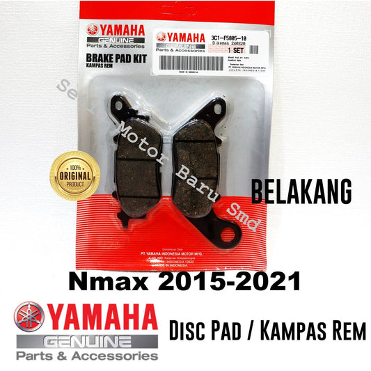 Kampas Rem Cakram Depan Disc Pad Depan Fino MioJ Soul Xeon MX Jupiter Z Byson Vixion R15 Asli Yamaha 3C1F58051000 BRAKE PAD KIT (54P2) 3C1-F5805-10