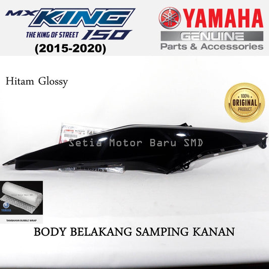 Cover Body Bodi Samping Belakang KANAN Mx King Mxking Old Hitam Glossy Asli Yamaha 2PVF174100P0 COVER, SIDE 4 (SMX) 2PV1 2PV-F1741-00-P0
